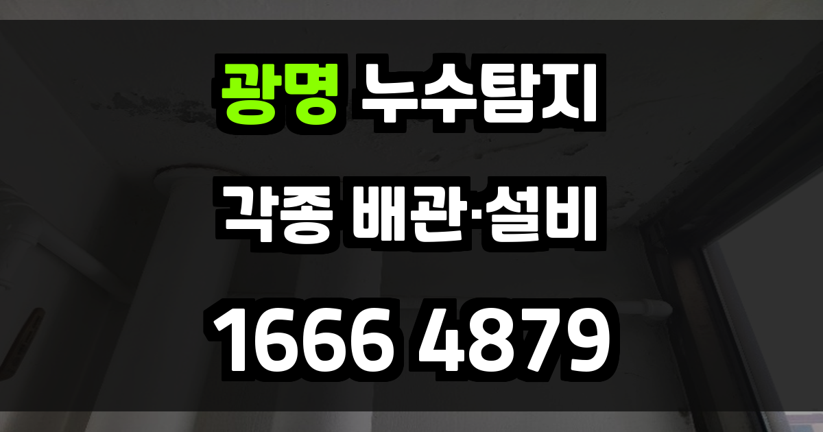광명 누수탐지