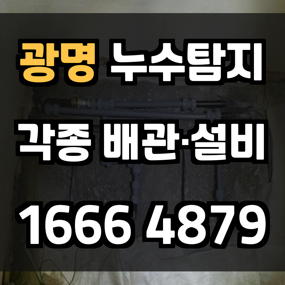 광명 누수탐지 사소한 증상도 놓치지 않는 정밀 진단 서비스