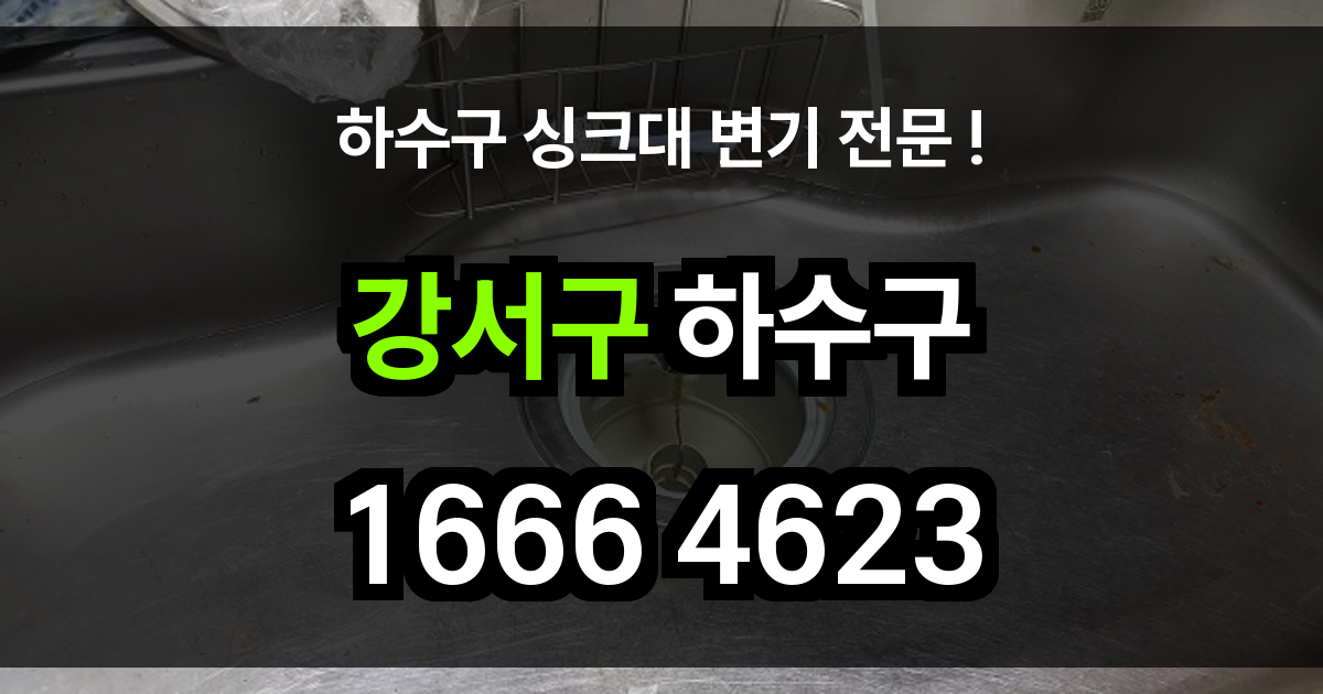 강서 하수구 막힘