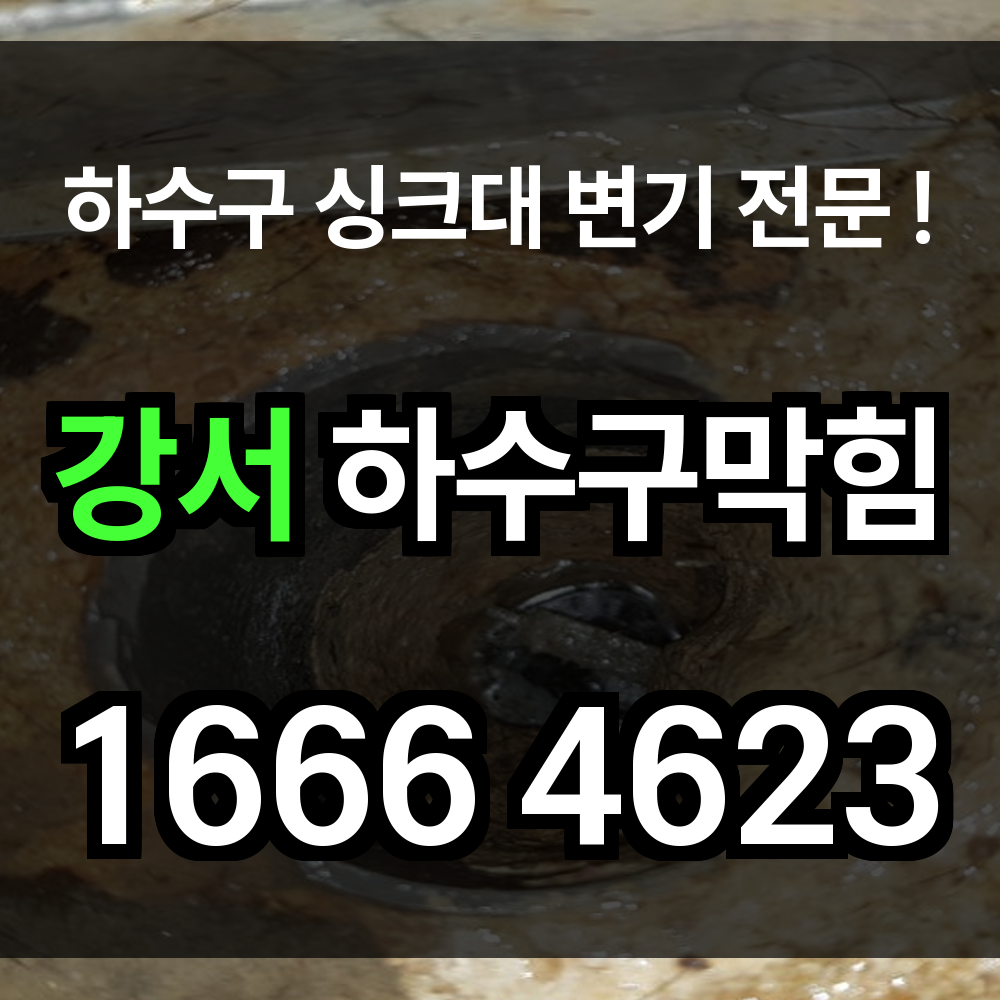 강서 하수구 막힘