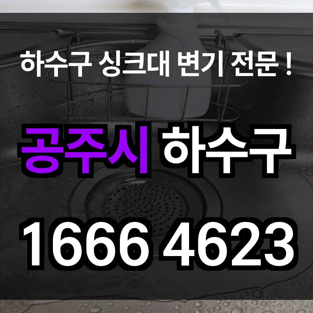 공주시 하수구 막힘