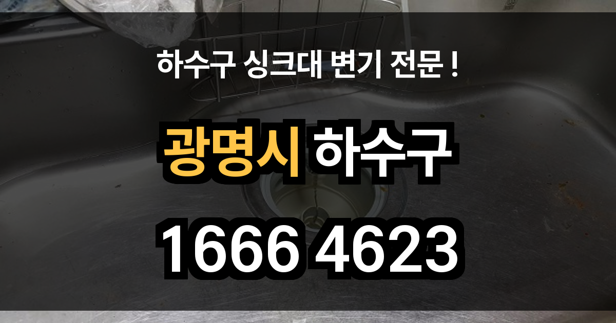 광명시 하수구 막힘