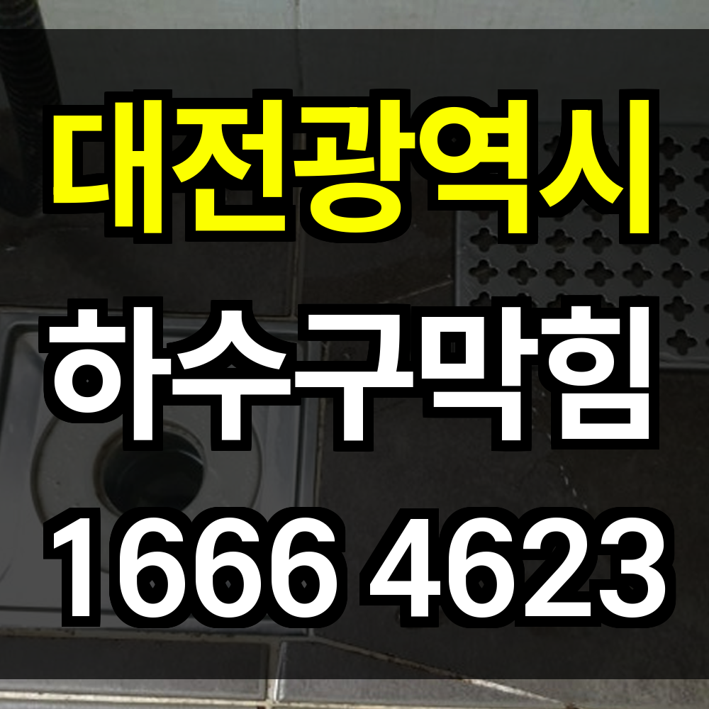 대전광역시 하수구 막힘