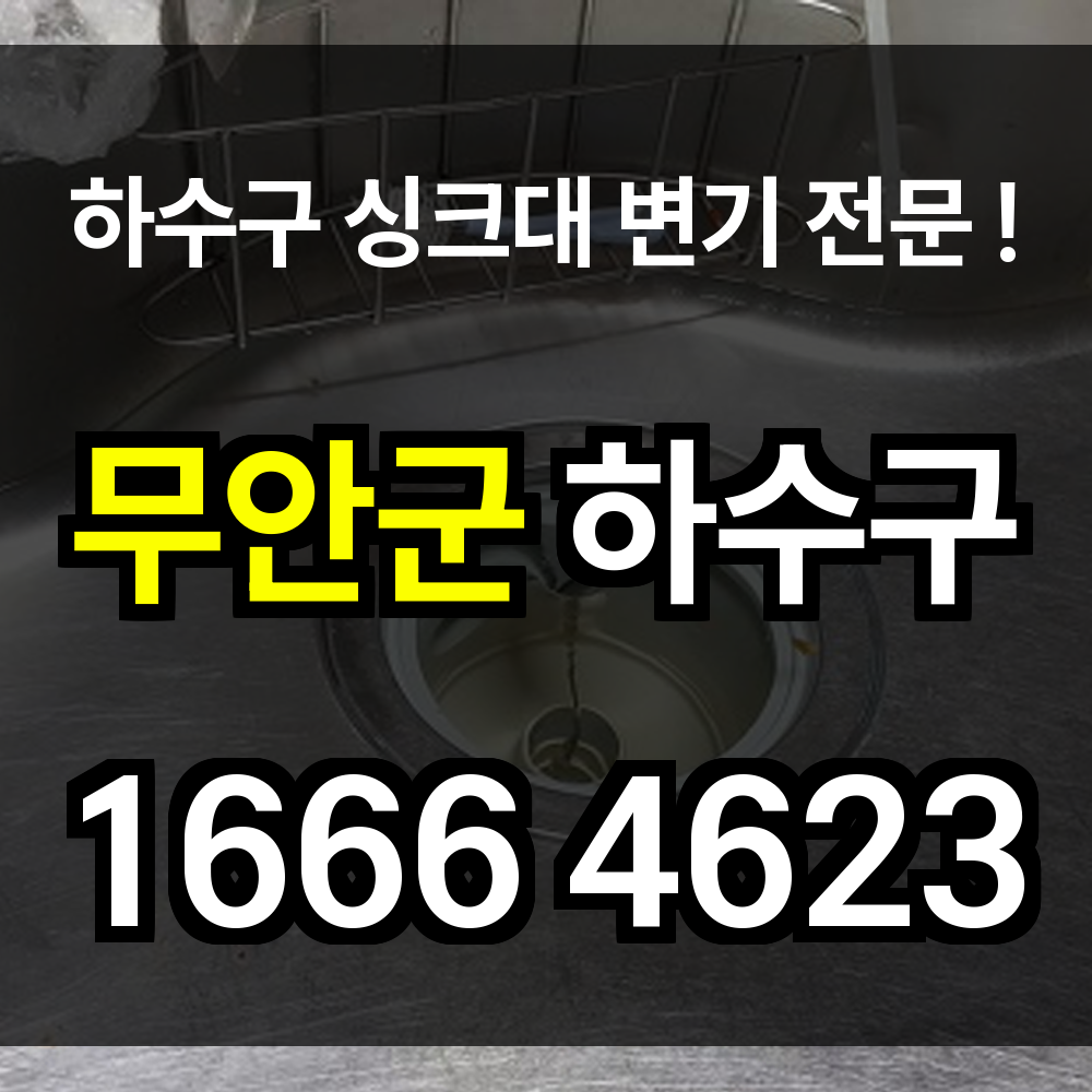 무안군 하수구 막힘