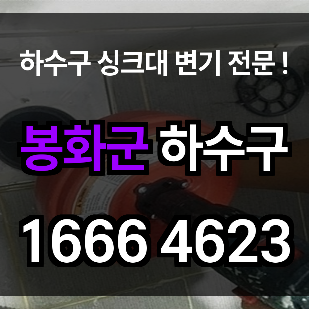 봉화군 하수구 막힘