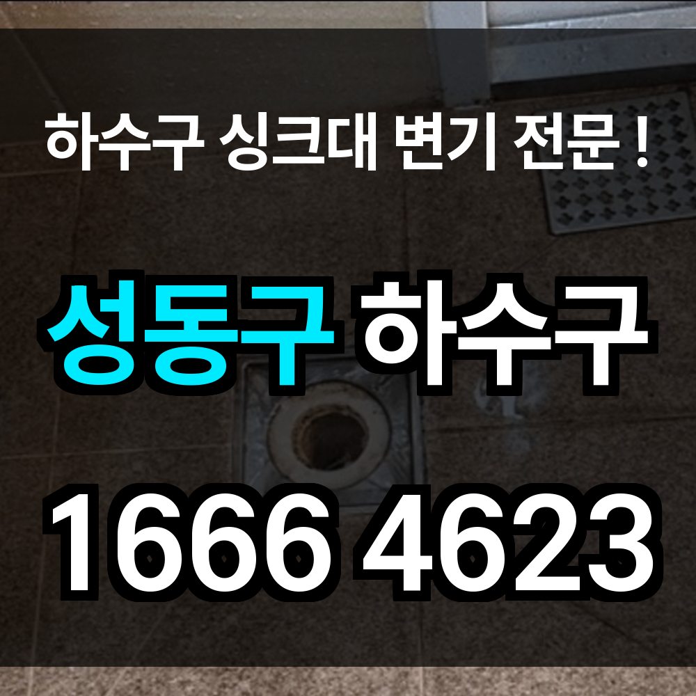 성동구 하수구 막힘