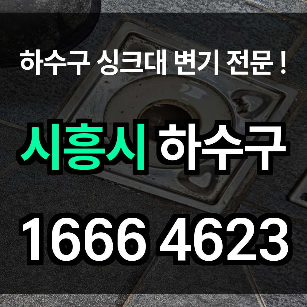 시흥시 하수구 막힘