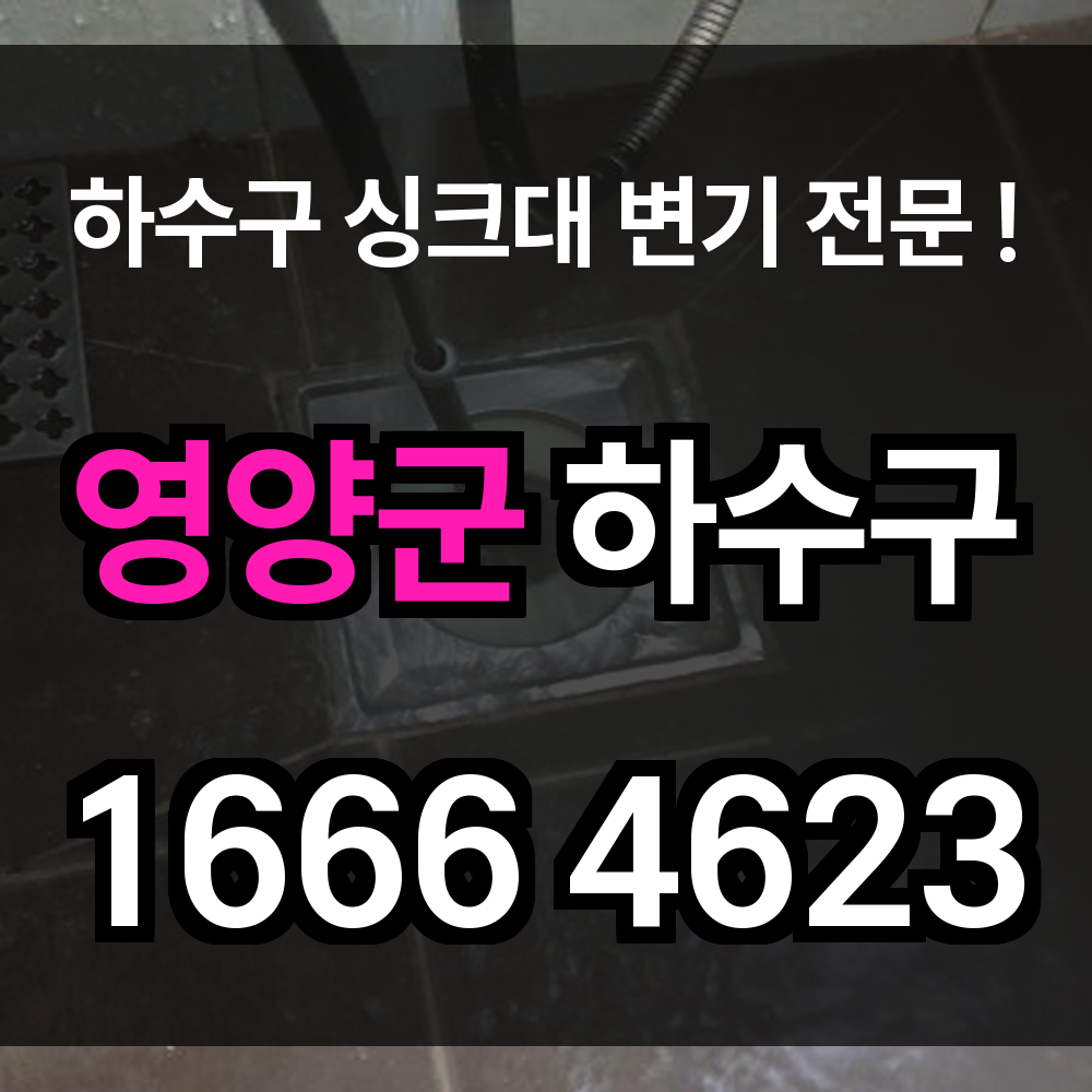 영양군 하수구 막힘