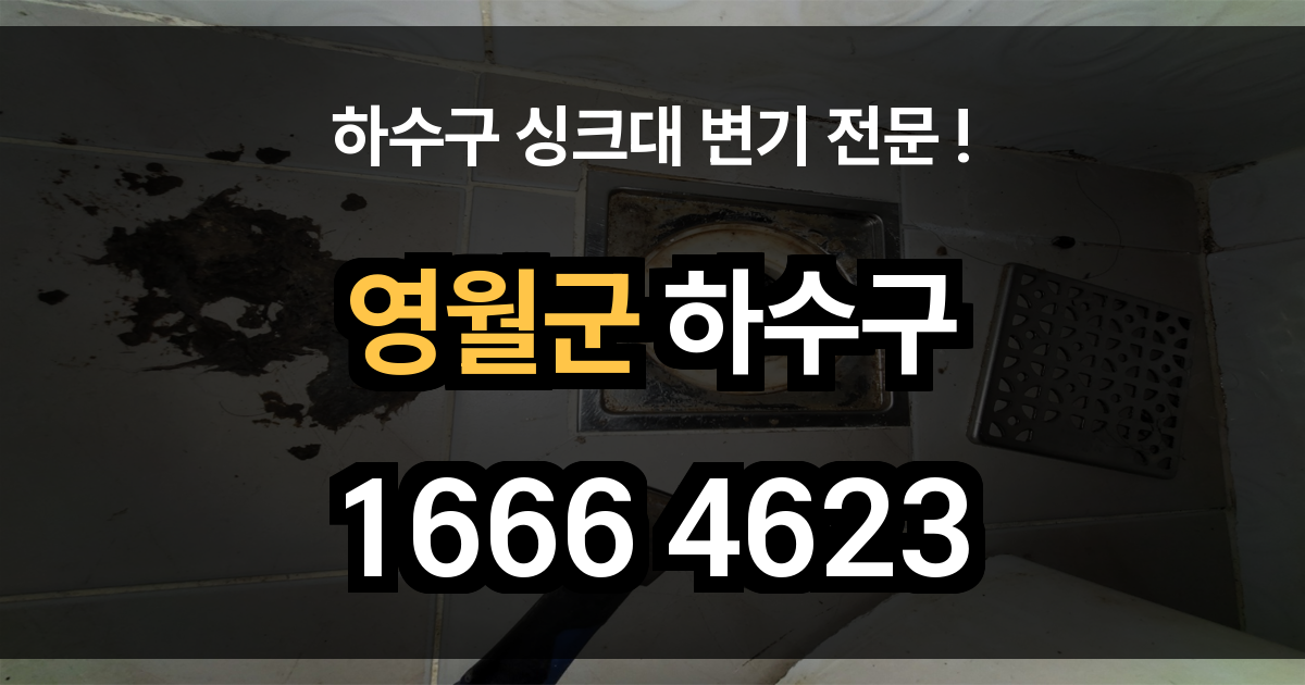 영월군 하수구 막힘