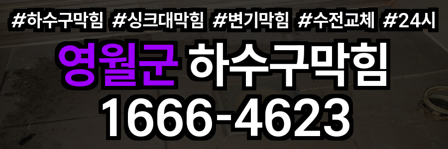 영월군 하수구 막힘