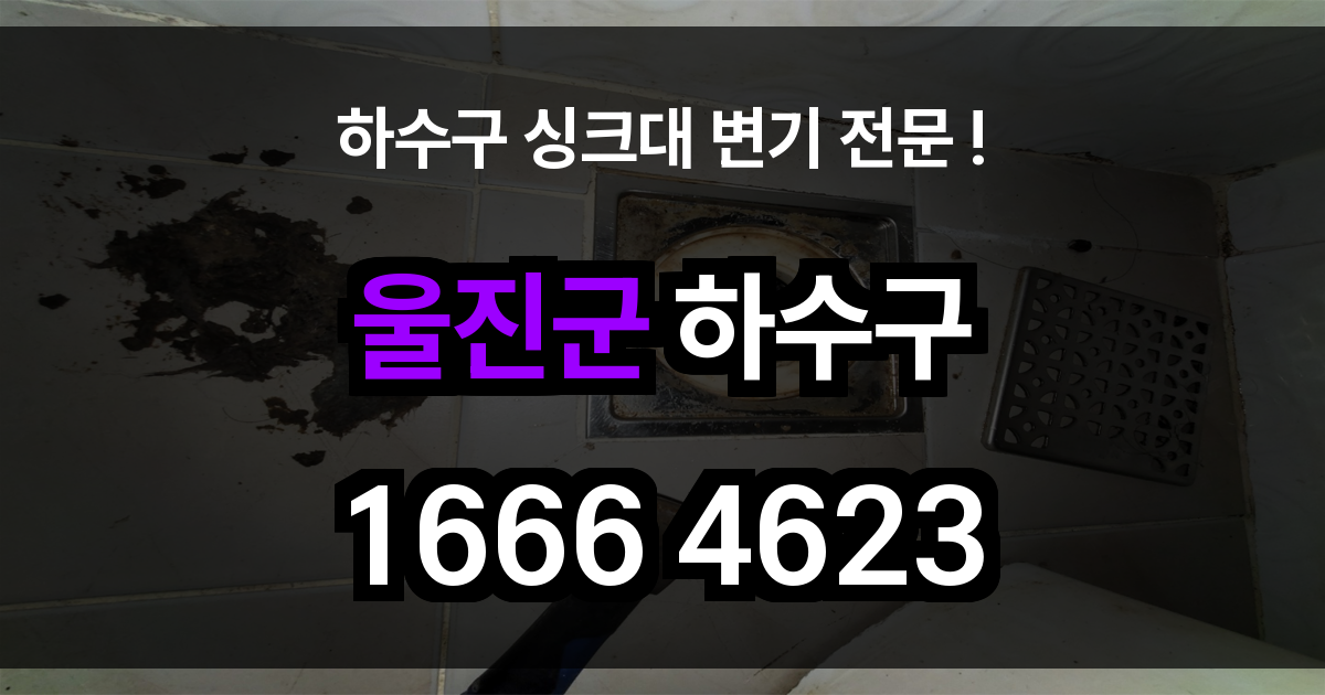 울진군 하수구 막힘