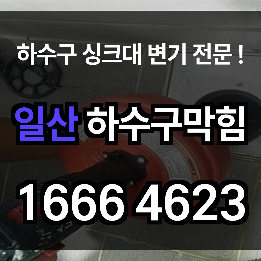 일산 하수구 막힘