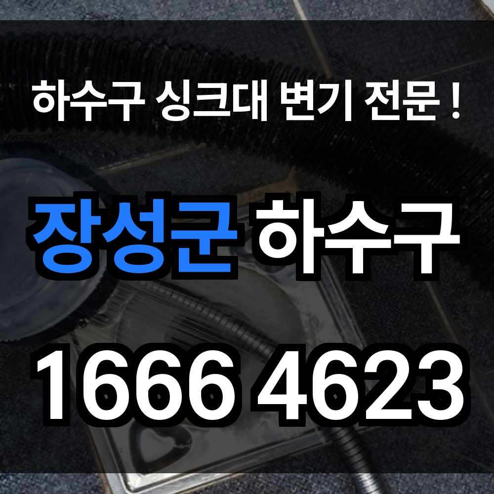 장성군 하수구 막힘