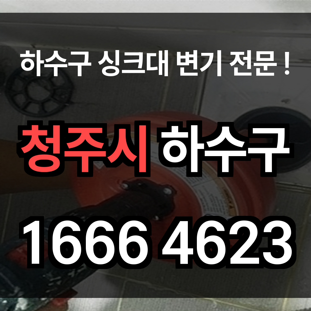 청주시 하수구 막힘