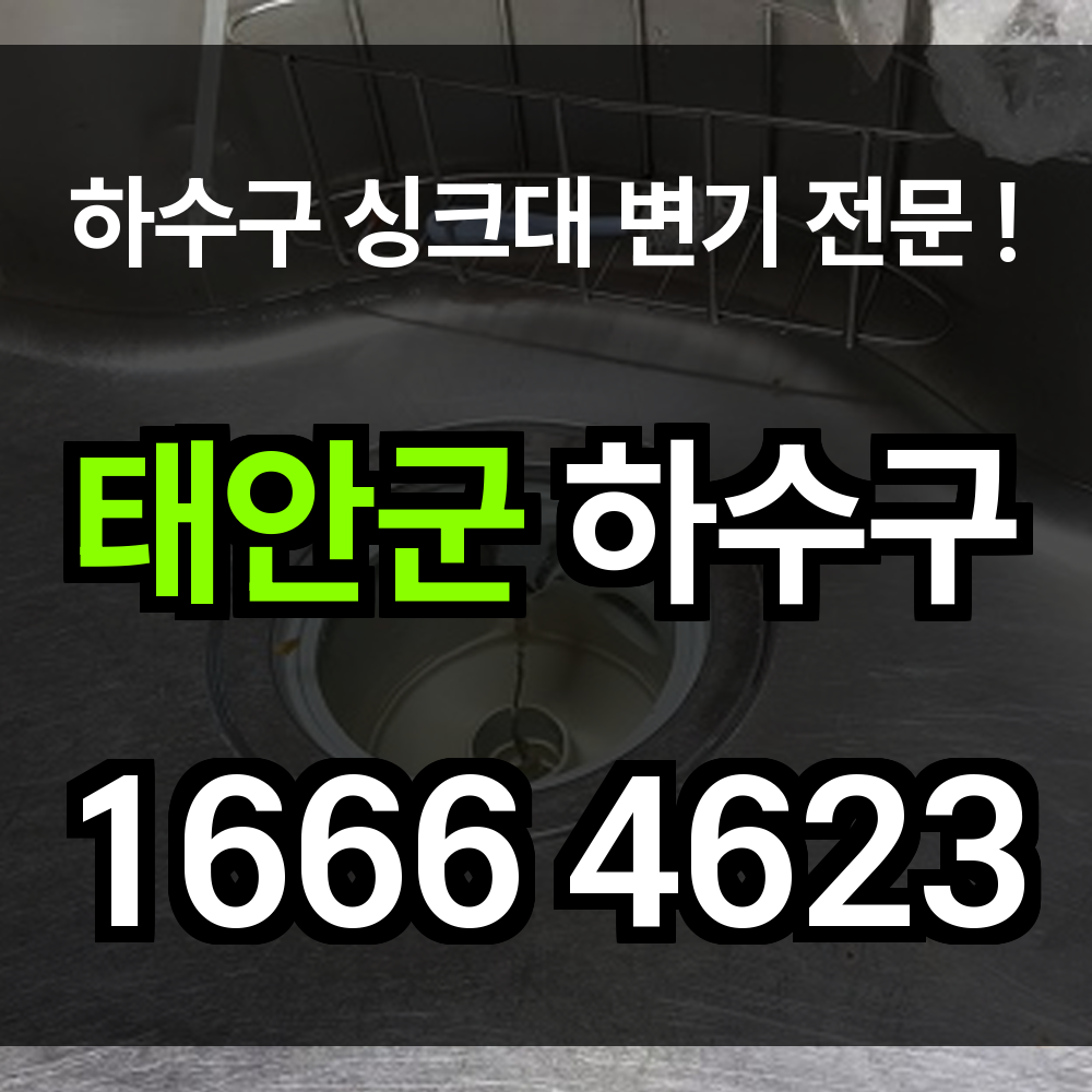태안군 하수구 막힘