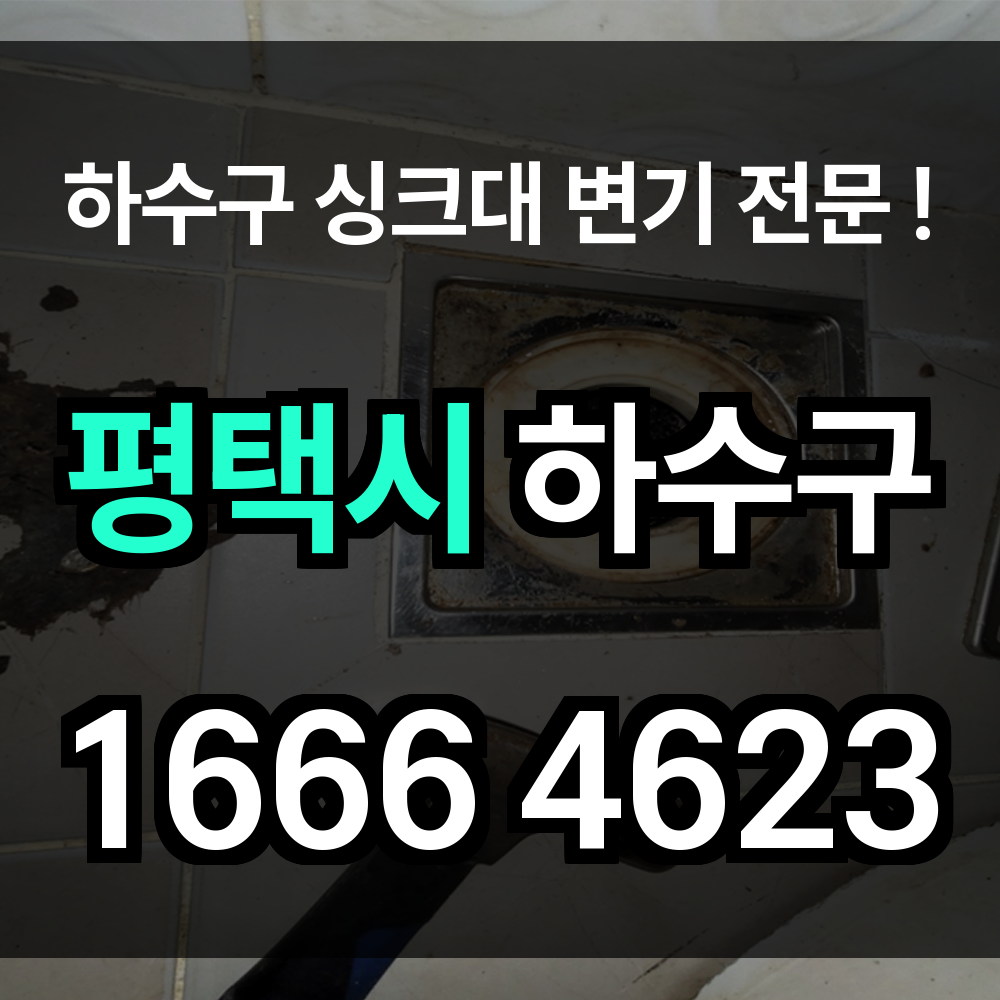 평택시 하수구 막힘
