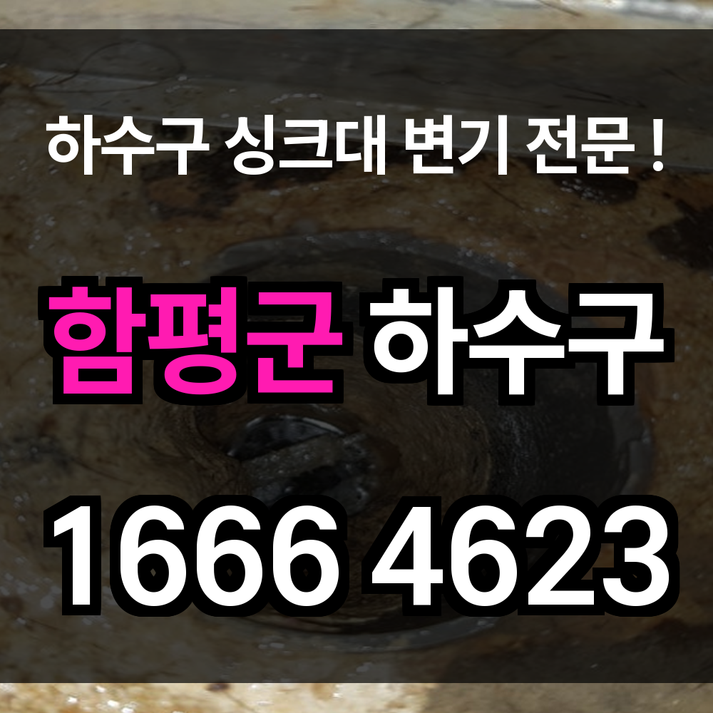 함평군 하수구 막힘