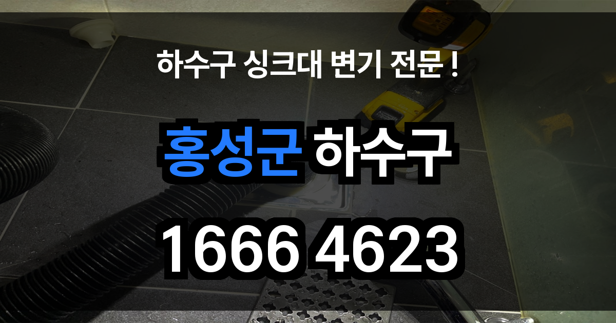 홍성군 하수구 막힘