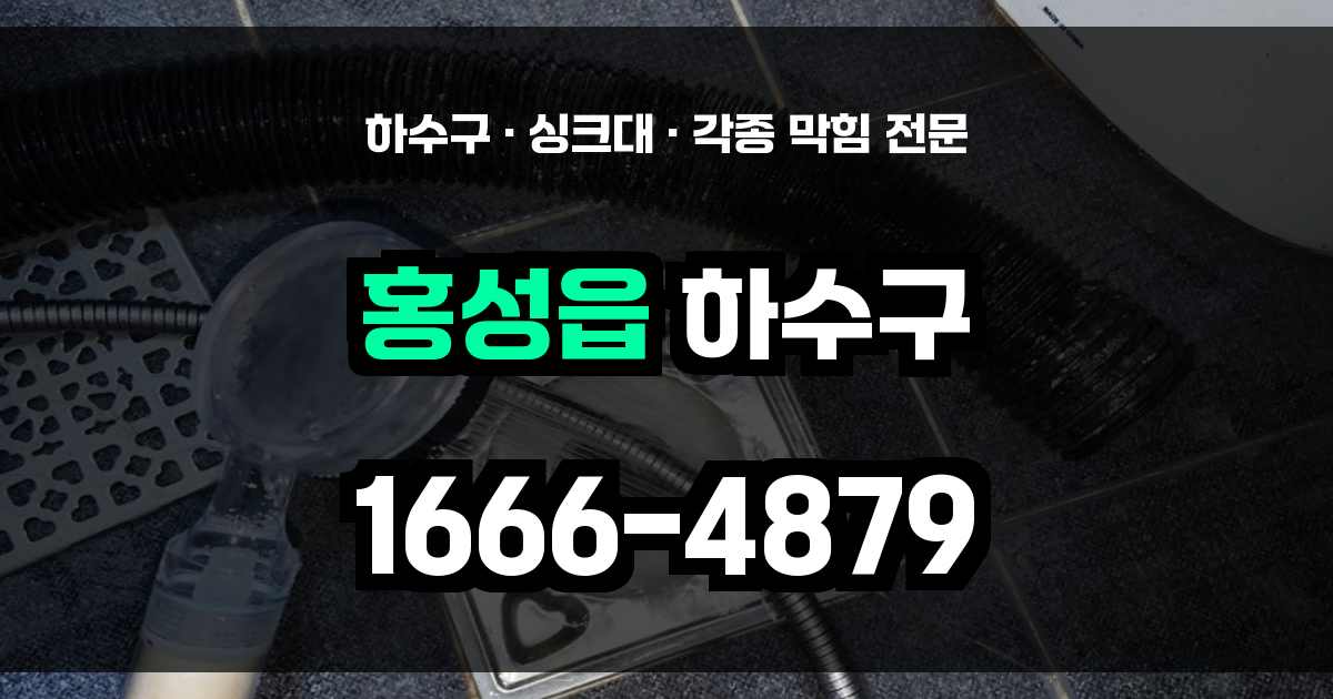 홍성읍 하수구 막힘