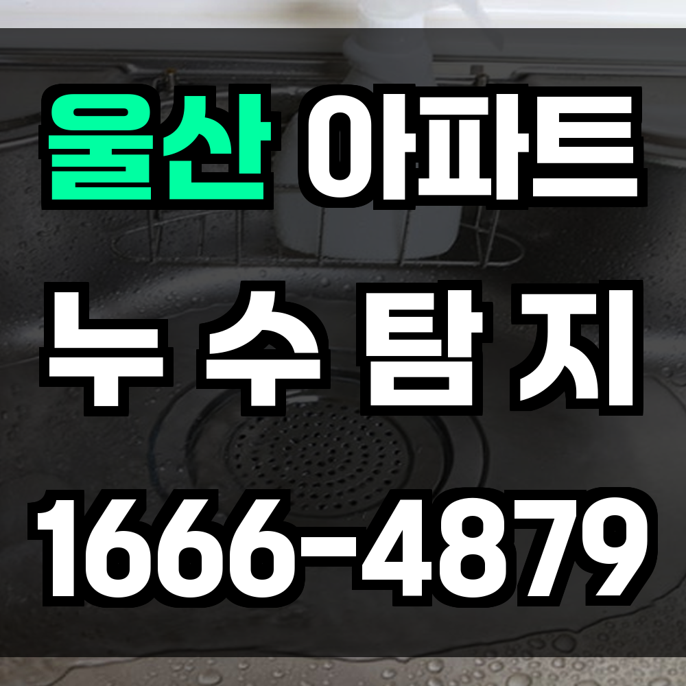 울산 아파트 누수탐지