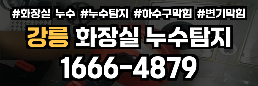 강릉 화장실 누수