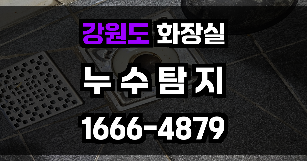강원도 화장실 누수