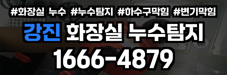 강진 화장실 누수