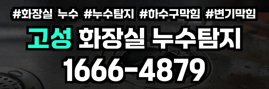 고성 화장실 누수