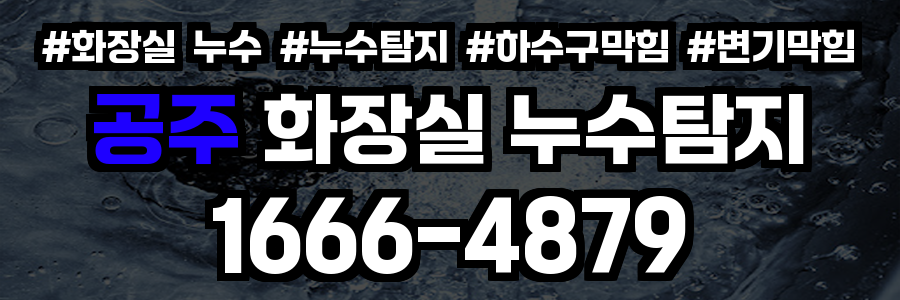 공주 화장실 누수