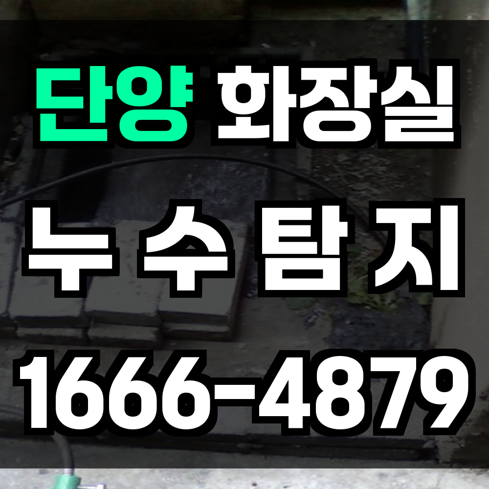단양군 화장실 누수