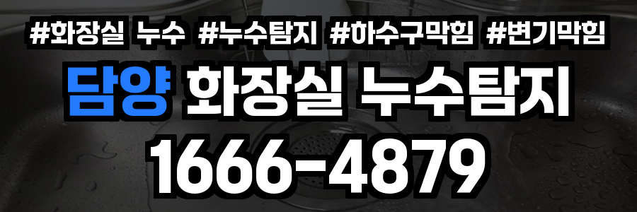 담양군 화장실 누수