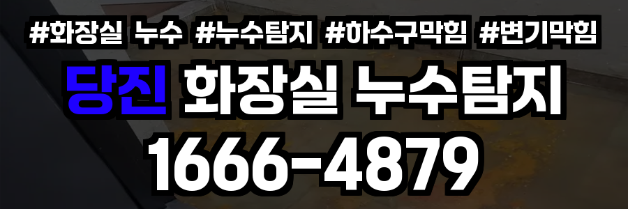 당진시 화장실 누수