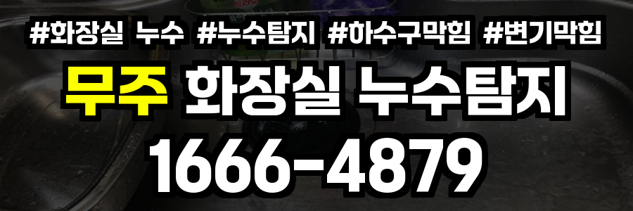 무주 화장실 누수