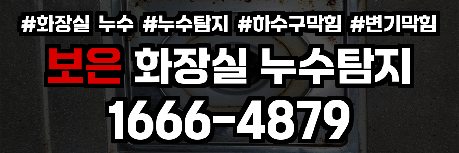 보은 화장실 누수