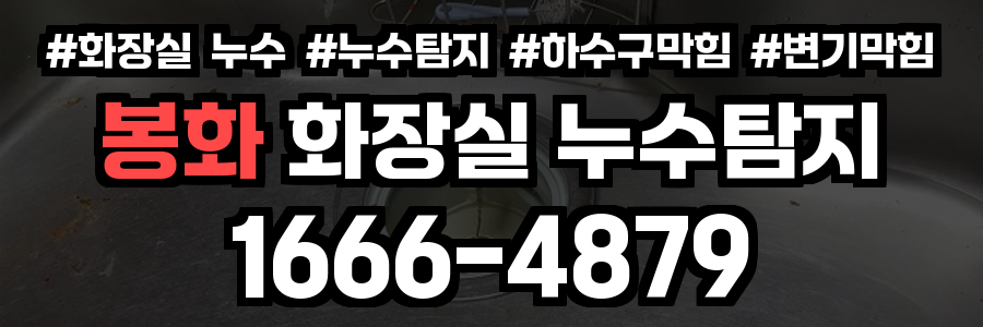 봉화 화장실 누수