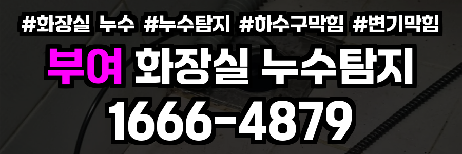 부여 화장실 누수
