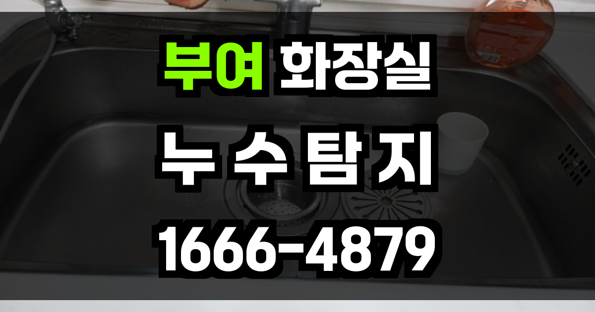 부여 화장실 누수