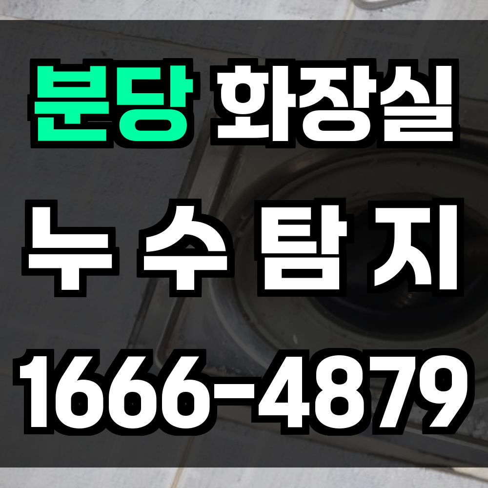 분당 화장실 누수