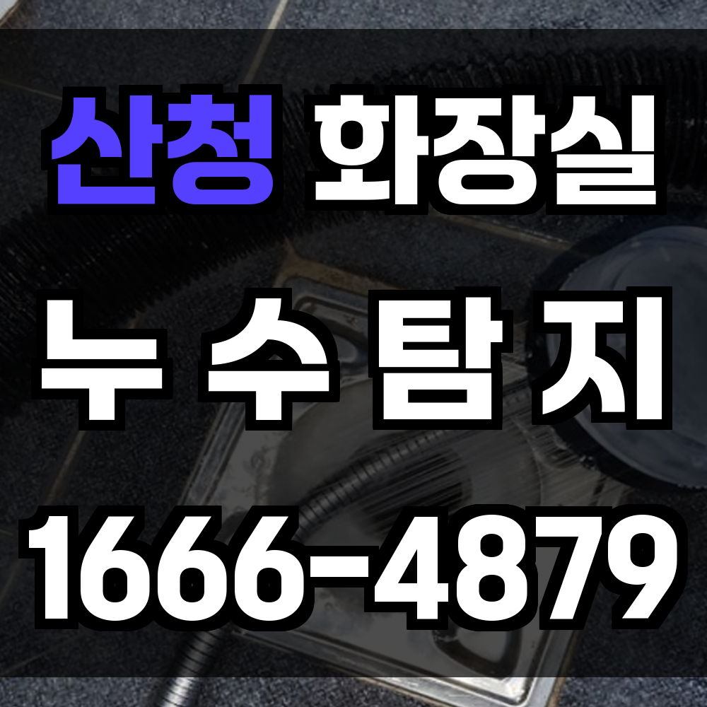 산청 화장실 누수