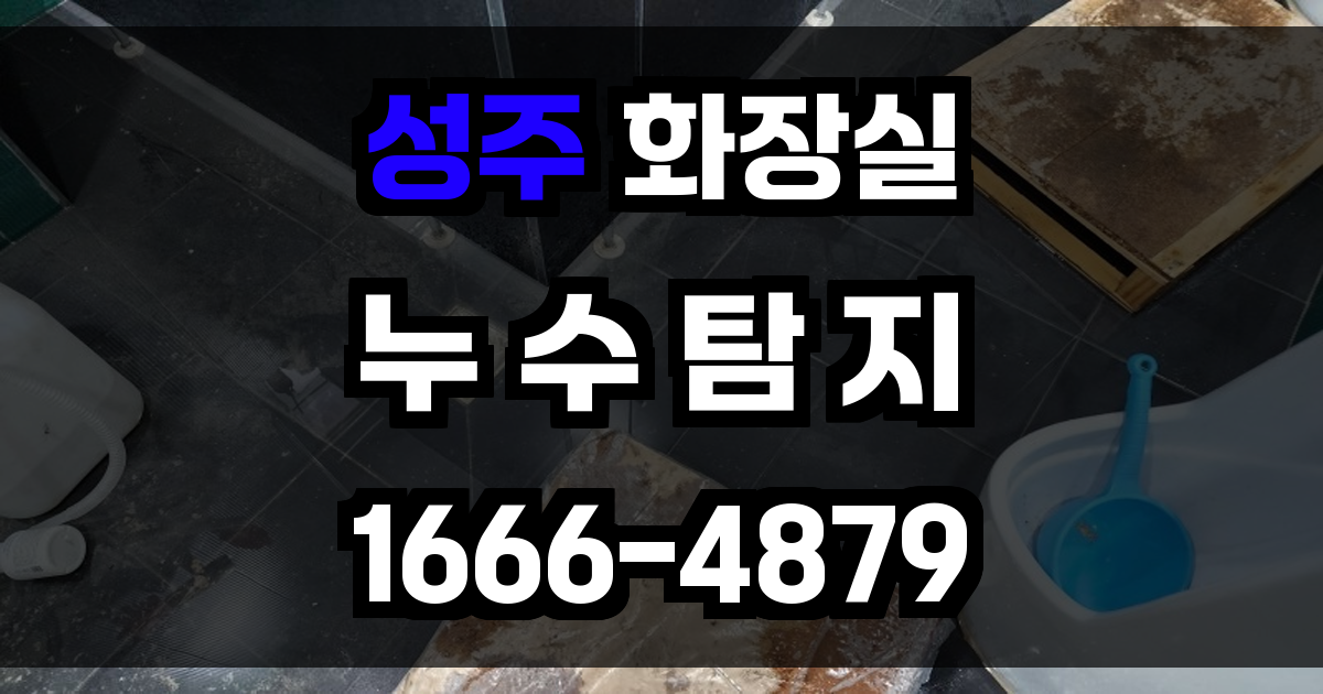 성주 화장실 누수