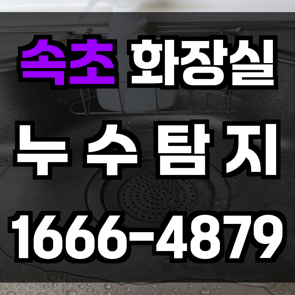 속초 화장실 누수