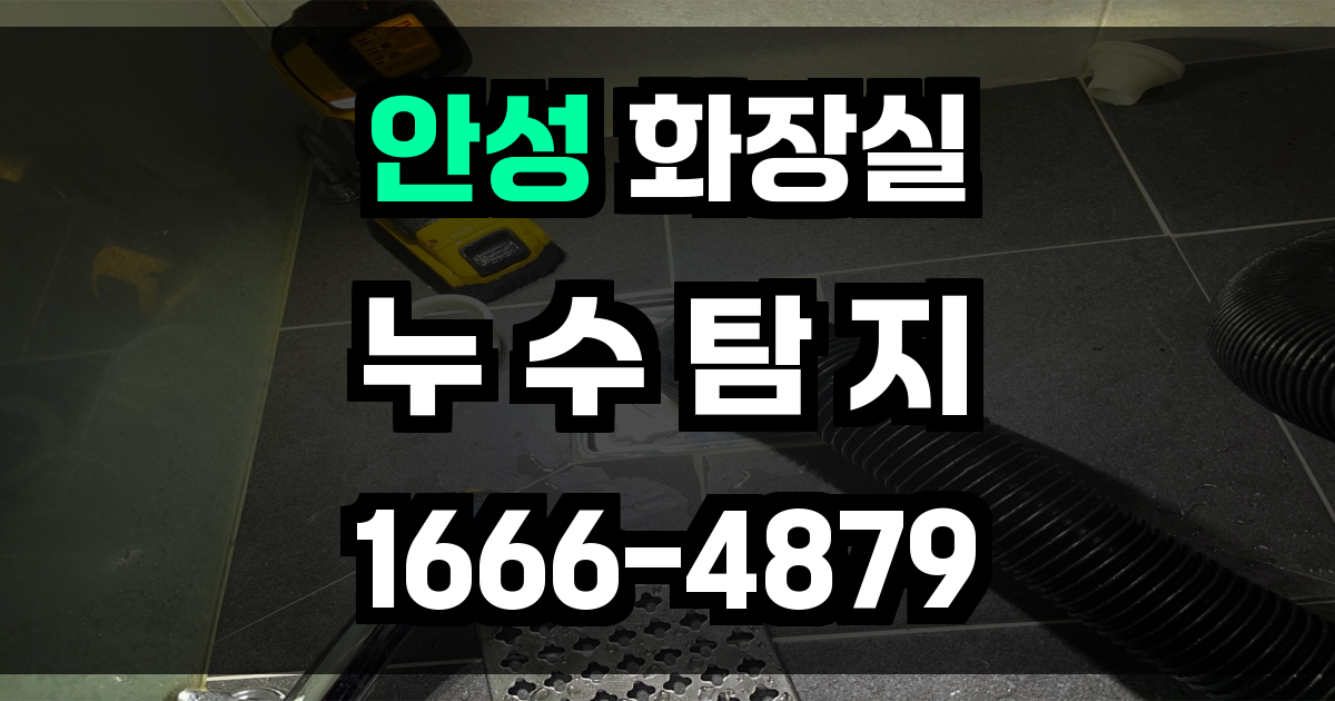 안성 화장실 누수