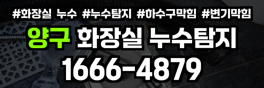 양구 화장실 누수