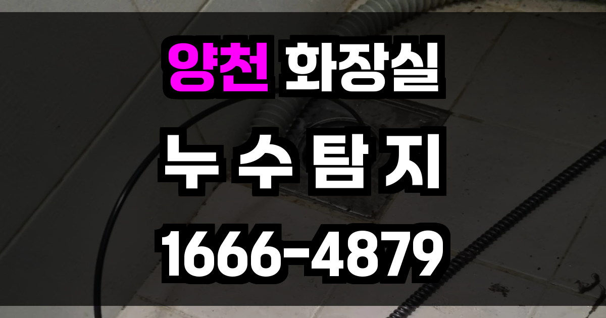 양천구 화장실 누수
