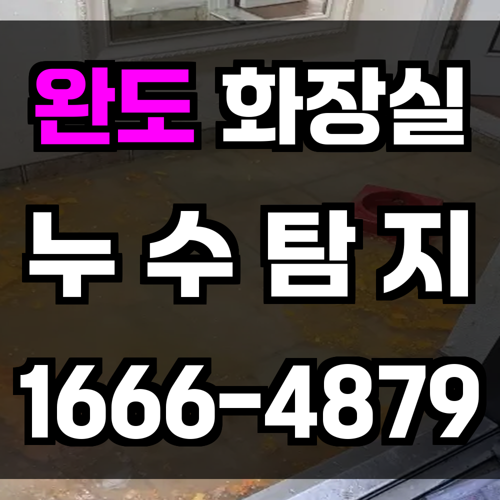 완도군 화장실 누수