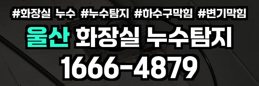 울산 화장실 누수