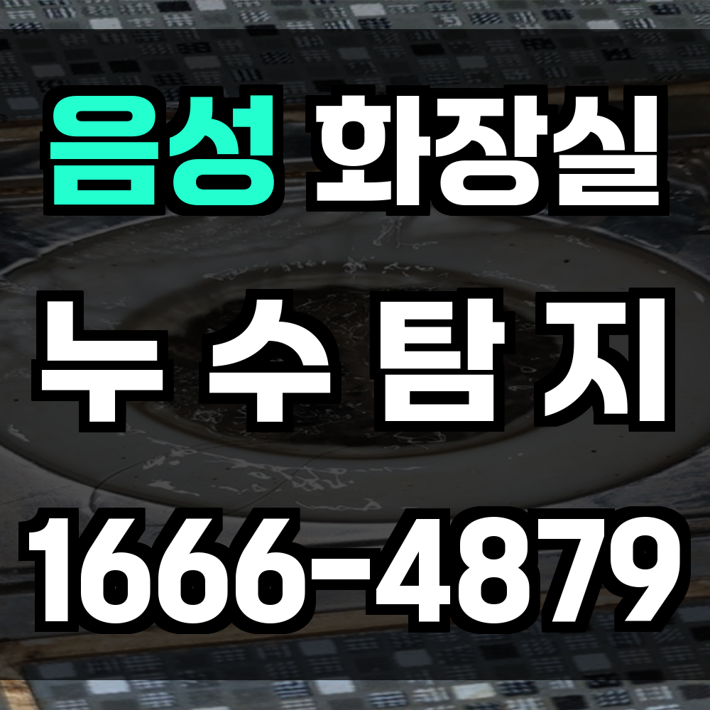 음성 화장실 누수