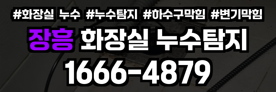 장흥 화장실 누수