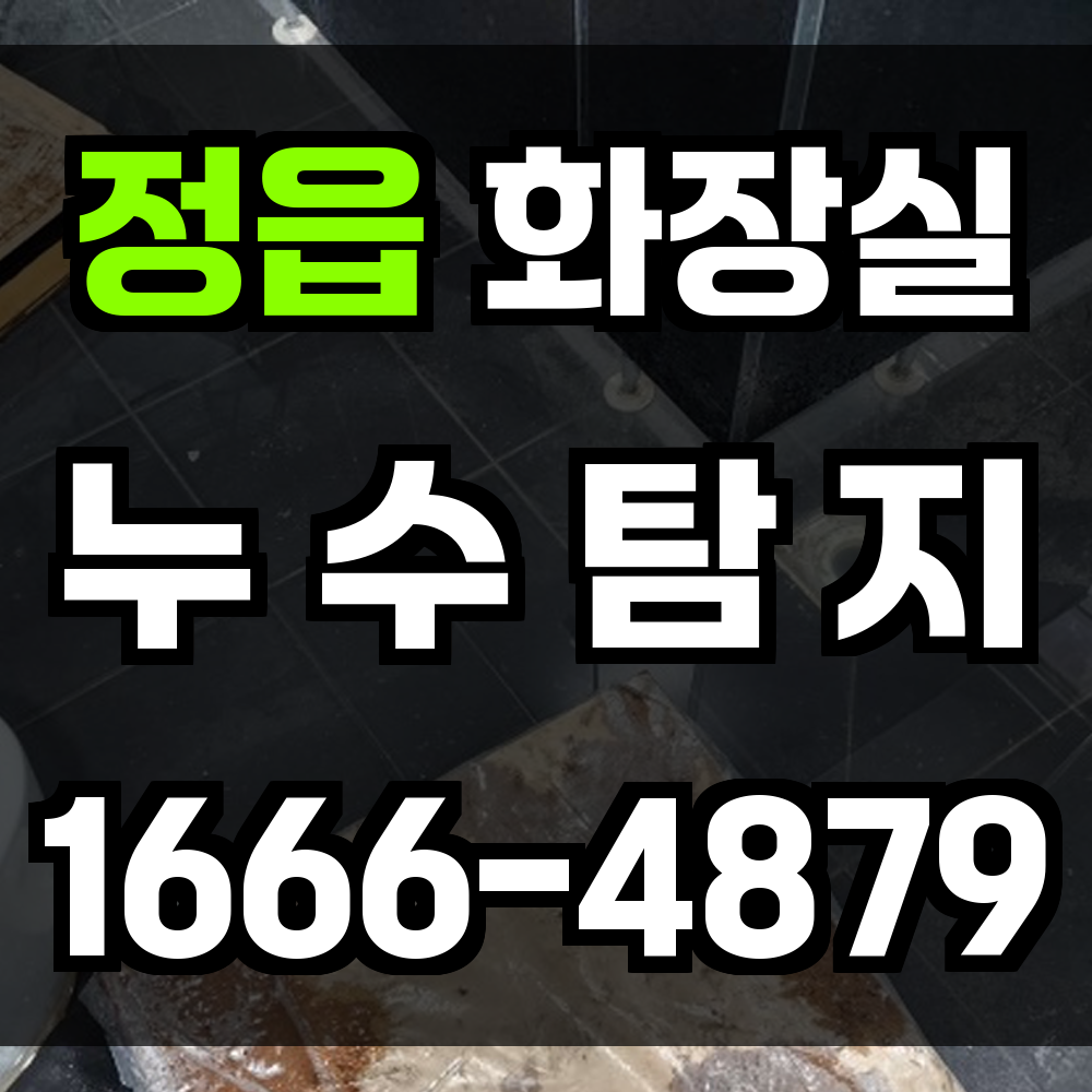 정읍 화장실 누수