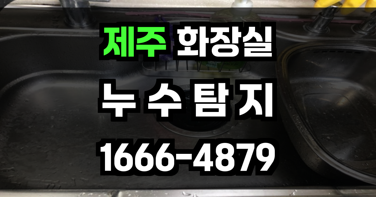 제주 화장실 누수